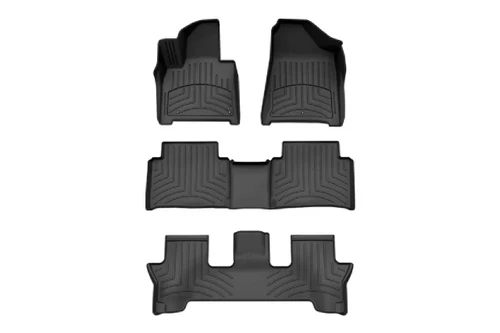 2024-2027 Hyundai Santa Fe Weathertech Floor Liners HP | Bench Seating