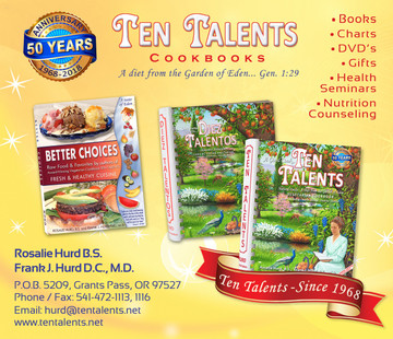 Ten Talents Vegetarian Cookbook