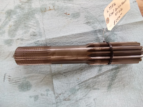 John Deere L77516 used RH final drive shaft 