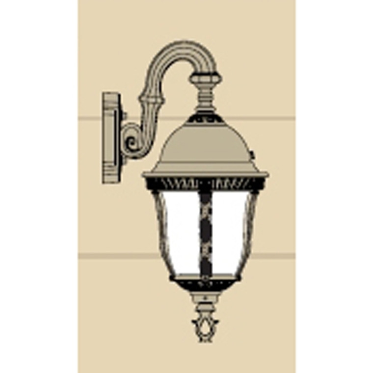 Hanover Lantern B542FRM Milano Small Wall Mount