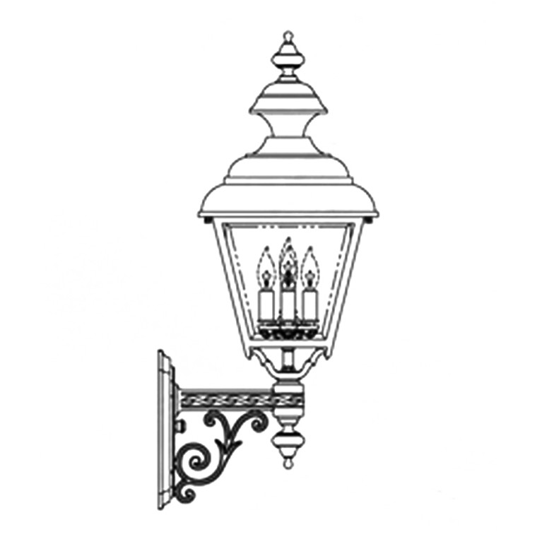 Hanover Lantern B9670 Large Plymouth Wall Mount