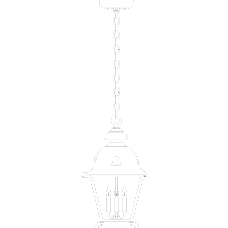 Hanover Lantern B8419 Grand Jefferson Signature Hanging Lantern