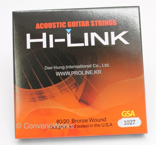 Proline Hi-Link Premium 12 String Acoustic Guitar Strings
