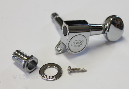 Wilkinson® WJ05 (WJ05CR) EZ-Lok Single inline Machine Head/Tuner