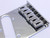 Tele (Telecaster) Bridge - steel, chrome finish, six saddles