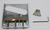 Wilkinson® WTB "Ashtray" Bridge (Brass Saddles) Kit for Tele/Telecaster style