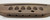 Through-bridge, Pin-free Rosewood Guitar Bridge, 50mm spacing