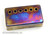 Iridium (burnt chrome) finish humbucker pickup cover, 50mm spacing (neck)