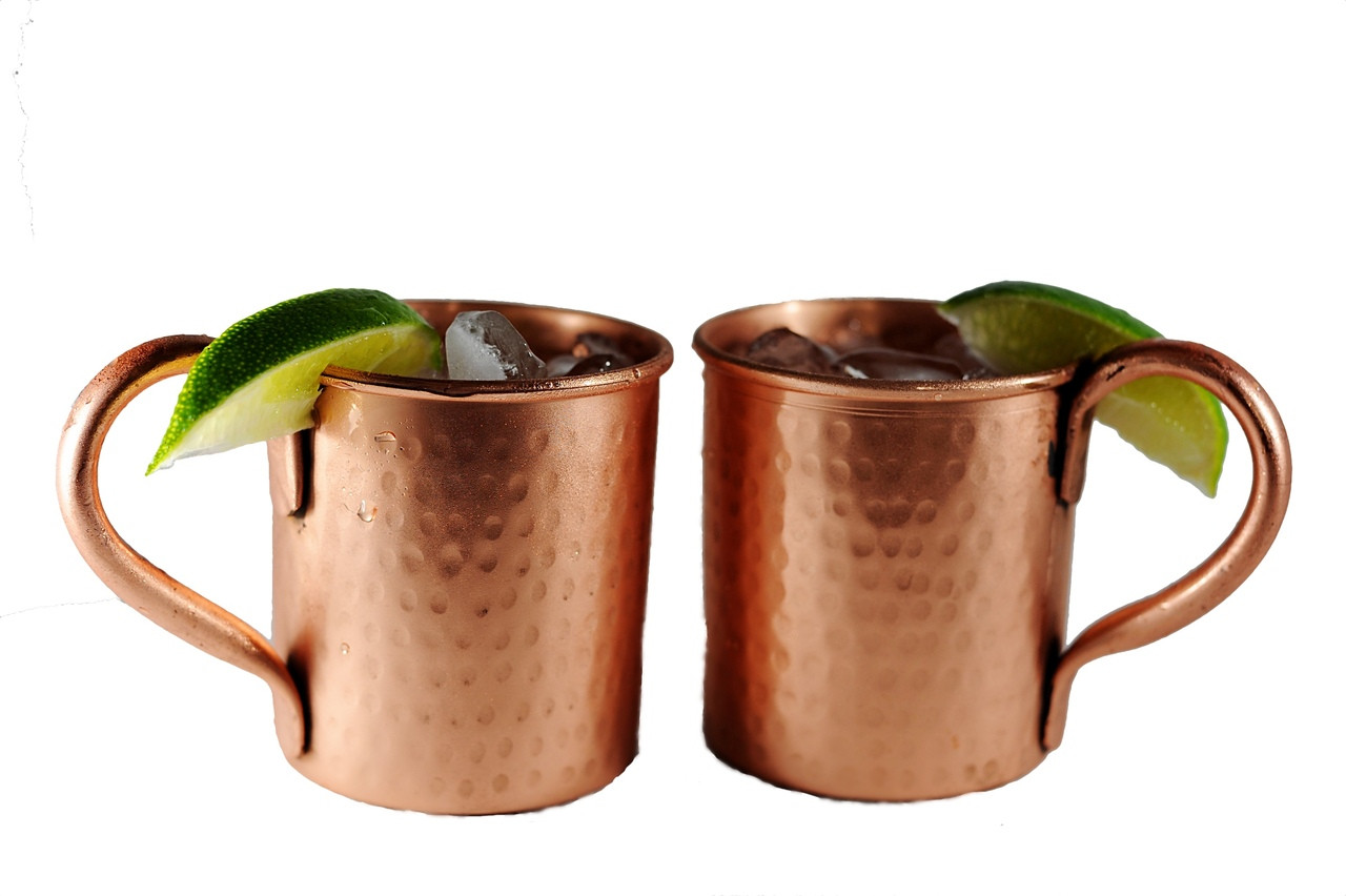 Houdini Copper Plated Set of 2 Mule Hamm Mug 18-Ounce