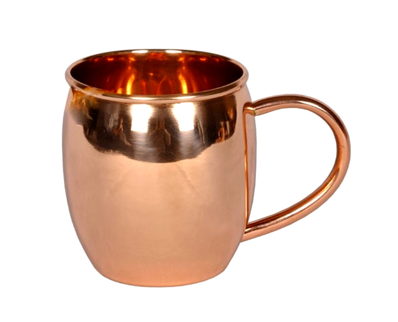 10 Pack 16 Oz Barrel-Shaped Copper Mug - Alchemade