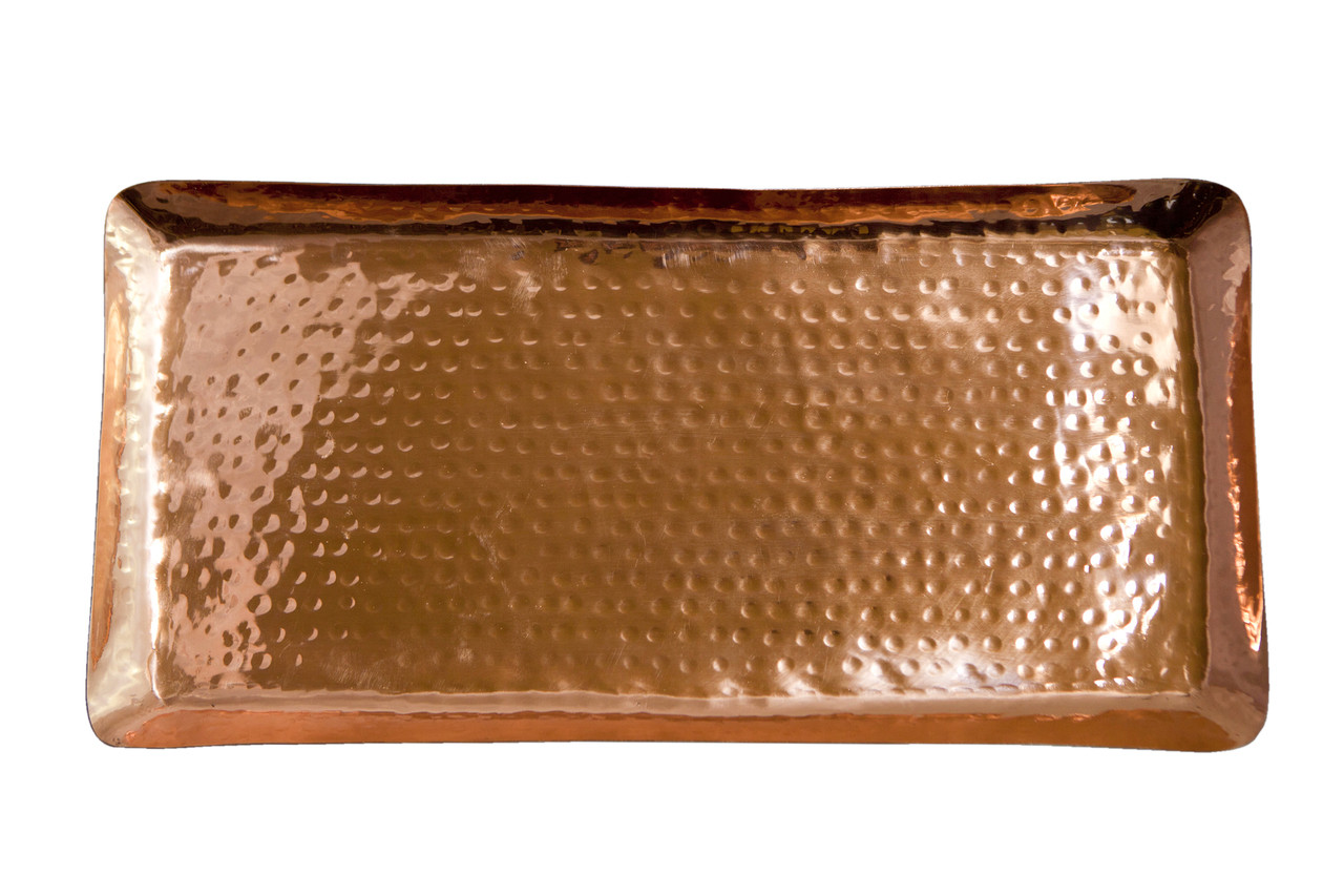 Rectangular Hammered Copper Tray   5820w  47847.1443604766 