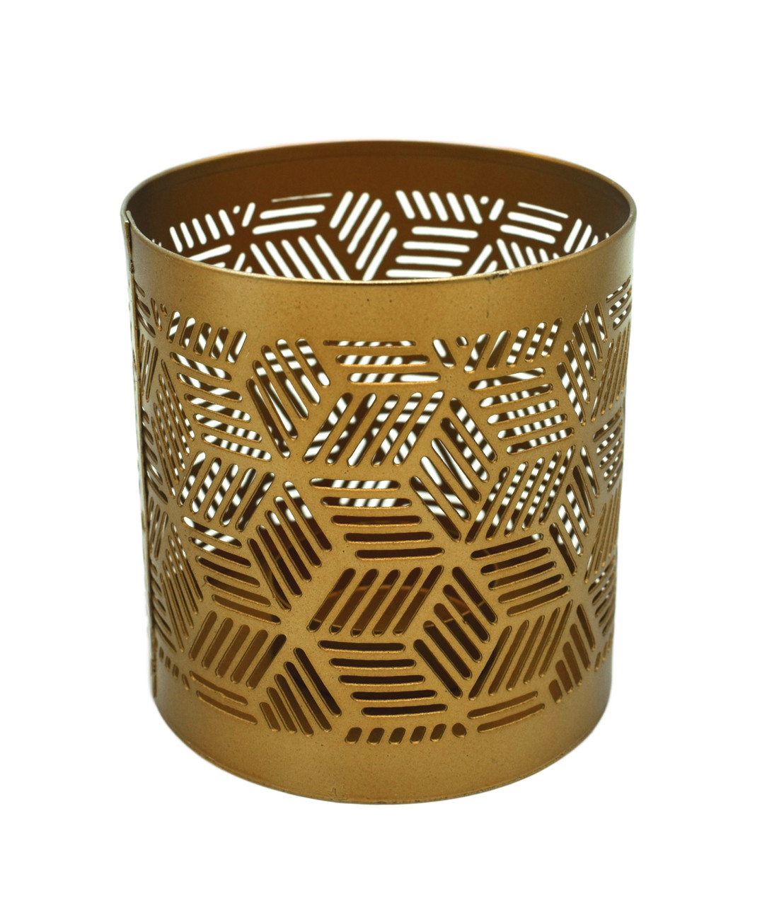 geometric candle holder