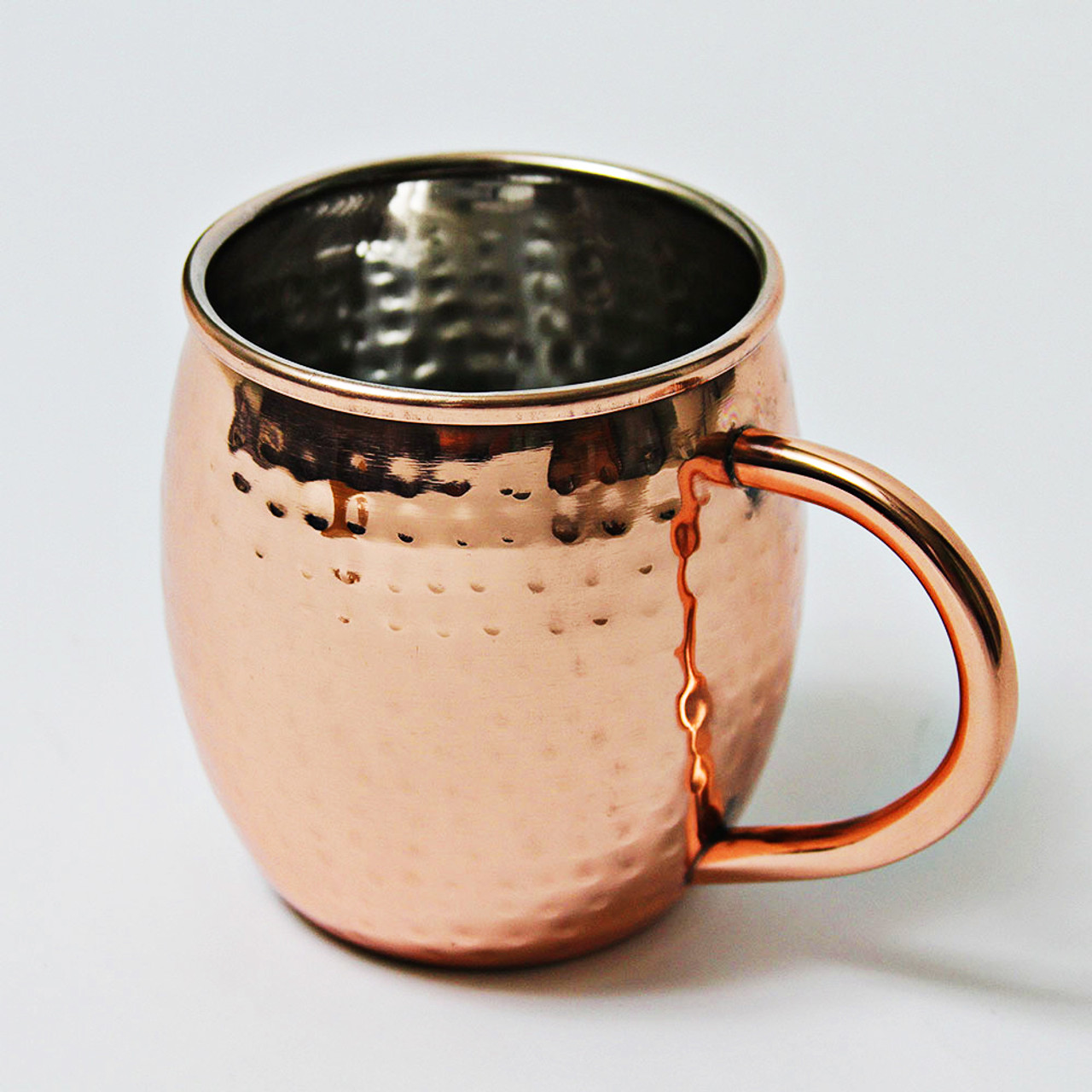 Bar Lux 16 oz Copper-Plated Stainless Steel Moscow Mule Mug - 3