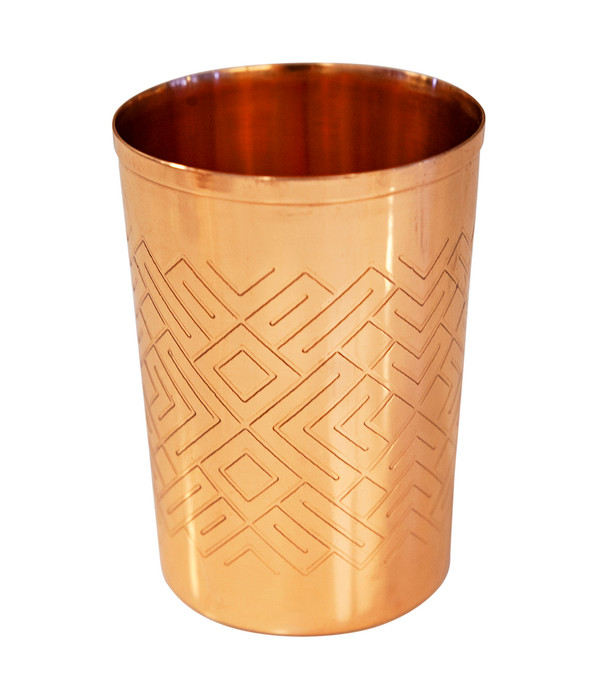 Tumbler With Geometric Design