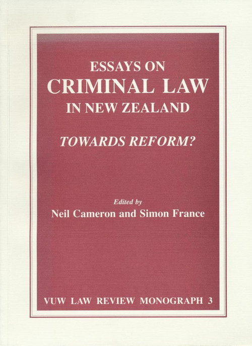 Essays on Criminal Law in New Zealand