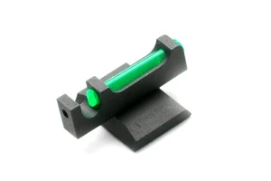 FRONT SIGHT, 1911, SNAG-FREE, COMPETITION, GREEN FIBER OPTIC, .140"