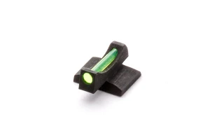 FRONT SIGHT, 1911, SNAG-FREE, GREEN FIBER OPTIC, .150"