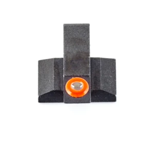 FRONT SIGHT, 1911, WILSON COMBAT/AMERIGLO SNAG-FREE, GREEN TRITIUM WITH ORANGE OUTLINE, .190"
