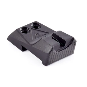 REAR SIGHT, 1911, VICKERS ELITE, SQUARE NOTCH, SERRATED BLADE, BLACK
