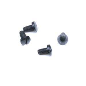 SCREW, 1911, GRIPS, SLOT HEAD, BLACK ARMOR-TUFF, PACKAGE OF 4