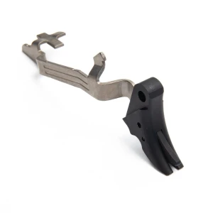 TRIGGER ASSEMBLY, PERFORMANCE, GLOCK, GEN 5, CURVED TRIGGER, BLACK/BLACK SAFETY