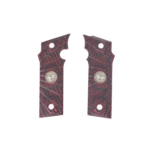 GRIPS, EDC X9 2.0, AGGRESSIVE STARBURST, G10, BLACK CHERRY