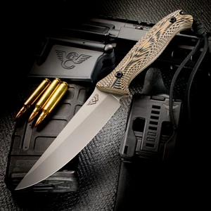 MoArk FIGHTER, BLACK/TAN G10, WILSON COMBAT / STEVE WOODS