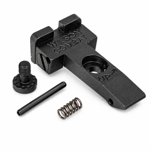 REAR SIGHT, RUGER GP100, NEW MODEL BLACKHAWK, BATTLESIGHT, ADJUSTABLE, SERRATED BLADE, SQUARE NOTCH, BLACK