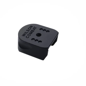 BASE PAD, P1, ALUMINUM, 18 ROUND MAGAZINE, BLACK