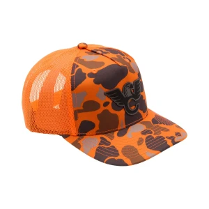 CAP, LOGO, MESH BACK, BLAZE DUCK CAMO