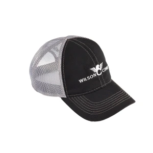 CAP, LOGO, MESH BACK, BLACK/GRAY