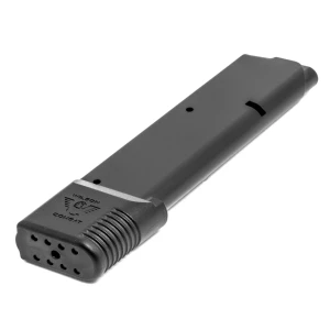 MAGAZINE, 1911, .45 ACP, FULL-SIZE, 10 ROUND, WRAP-AROUND BASE PAD, BLACK FLUOROPOLYMER FINISH