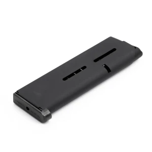 MAGAZINE, 1911, .45 ACP, FULL-SIZE, 7 ROUND, LO-PROFILE STEEL BASE PAD, BLACK FLUOROPOLYMER FINISH