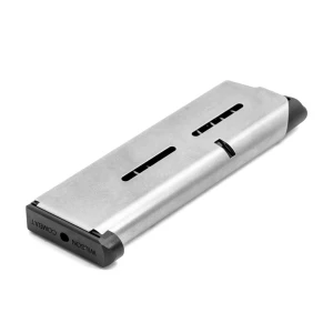 MAGAZINE, 1911, .45 ACP, HD/+P, COMPACT, 6 ROUND, LO-PROFILE STEEL BASE PAD