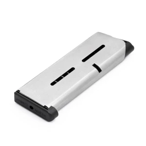 MAGAZINE, 1911, .45 ACP, SENTINEL, 6 ROUND, LO-PROFILE STEEL BASE PAD