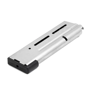 MAGAZINE, 1911, ELITE TACTICAL, 9MM, COMPACT, 10 ROUND, LO-PROFILE STEEL BASE PAD