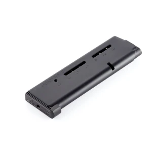 MAGAZINE, 1911, ELITE TACTICAL, .45 ACP, FULL-SIZE, 8 ROUND, LO-PROFILE STEEL BASE PAD, BLACK FLUOROPOLYMER FINISH