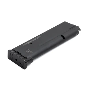 MAGAZINE, 1911, ETM VICKERS DUTY, 9MM, FULL-SIZE, 10 ROUND, STEEL BASE PAD, BLACK FLUOROPOLYMER FINISH