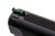 FRONT SIGHT, 1911, SNAG-FREE, COMPETITION, GREEN FIBER OPTIC, .150"