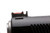 FRONT SIGHT, 1911, SNAG-FREE, COMPETITION, RED FIBER OPTIC, .150"