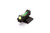 FRONT SIGHT, 1911, SNAG-FREE, GREEN FIBER OPTIC, .180"