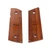 GRIPS, 1911, COMPACT, DOUBLE DIAMOND, FRENCH WALNUT, FLAT BOTTOM
