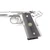 GRIPS, 1911, COMPACT, FULLY CHECKERED, DIAMONDWOOD, BEVELED BOTTOM