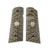 GRIPS, 1911, COMPACT, TRAK STARBURST, G10, DIRTY OLIVE, FLAT BOTTOM