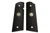 GRIPS, 1911, FULL-SIZE, DIAGONAL, G10, BLACK, FLAT BOTTOM