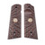 GRIPS, 1911, FULL-SIZE, TRAK STARBURST, G10, BLACK CHERRY, FLAT BOTTOM