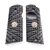 GRIPS, 1911, SENTINEL, TRAK STARBURST, G10, BLACK, FLAT BOTTOM