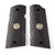 GRIPS, 1911, SENTINEL, X-TAC, G10, BLACK, FLAT BOTTOM