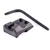 REAR SIGHT, 1911, VICKERS ELITE, SQUARE NOTCH, SERRATED BLADE, BLACK