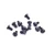 SCREW, 1911, GRIPS, SLOT HEAD, BLUE, PACKAGE OF 12